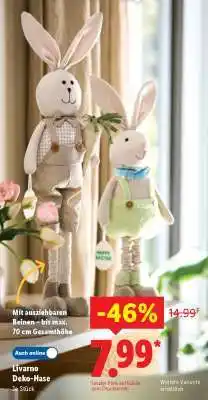 Lidl Livarno Deko-Hase Angebot
