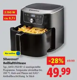 Lidl Silvercrest Heißluftfritteuse Angebot