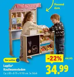 Lidl Lupilu Kaufmannsladen Angebot