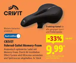 Lidl CRIVIT Fahrrad-Sattel Memory-Foam Angebot