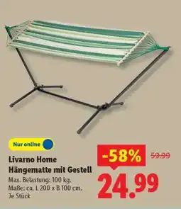 Lidl LIVARNO home Hängematte mit Gestell Angebot