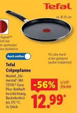 Lidl TEFAL Crêpepfanne Angebot