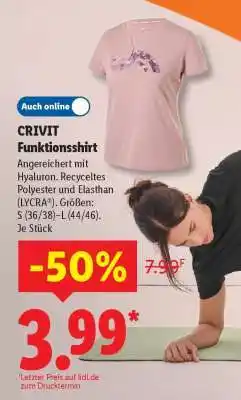 Lidl CRIVIT Funktionsshirt Angebot