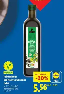 Lidl Primadonna Bio Natives Olivenöl Extra Angebot