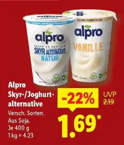 Lidl Alpro Skyr-/Joghurt-alternative Angebot