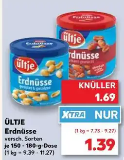 Kaufland ÜLTJE Erdnüsse Angebot