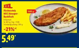 Lidl Fischerstolz MSC Knusper-Backfisch Angebot