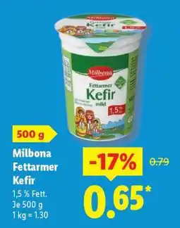 Lidl Milbona Fettarmer Kefir Angebot