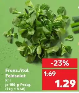 Kaufland Franz./ital. Feldsalat Angebot