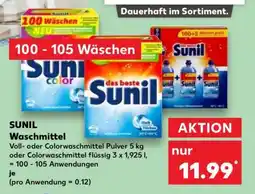 Kaufland SUNIL Waschmittel Angebot