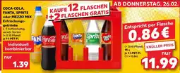 Kaufland COCA-COLA, FANTA, SPRITE oder MEZZO MIX Erfrischungsgetränke Angebot