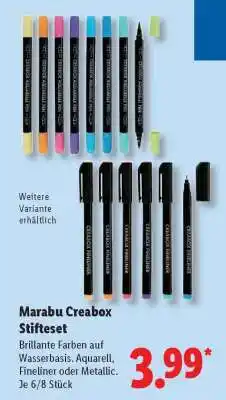 Lidl Marabu Creabox Stiftset Angebot