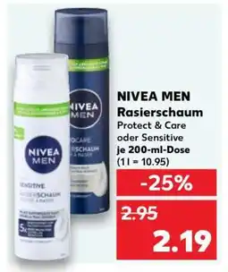 Kaufland NIVEA MEN Rasierschaum Angebot