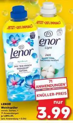 Kaufland Lenor Weichspüler Angebot