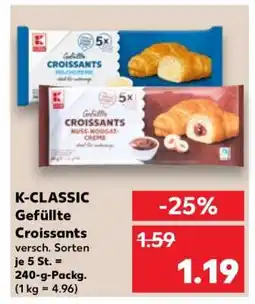 Kaufland K-CLASSIC Gefüllte Croissants Angebot