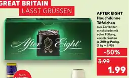 Kaufland AFTER EIGHT Hauchdünne Täfelchen Angebot
