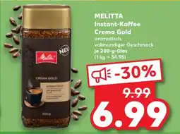 Kaufland MELITTA Instant-Kaffee Crema Gold Angebot