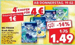 Kaufland WC FRISCH Kraft aktiv Angebot