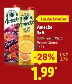 Lidl Amecke Saft Angebot
