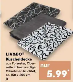 Kaufland LIV&BO Kuscheldecke Angebot
