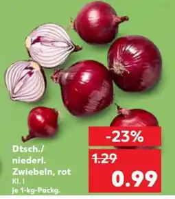 Kaufland Dtsch./niederl. Zwiebeln, rot Angebot