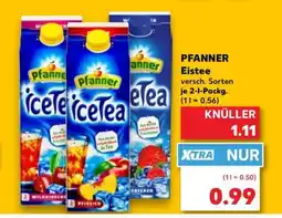 Kaufland Pfanner Eistee Angebot