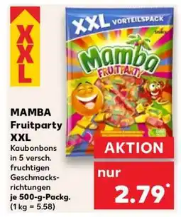 Kaufland MAMBA Fruitparty XXL Angebot