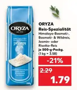Kaufland Oryza Reis-Spezialität Angebot