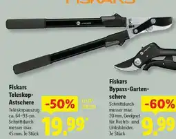 Lidl Fiskars Teleskop- Astschere Angebot