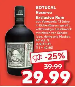 Kaufland BOTUCAL Reserva Exclusiva Rum Angebot
