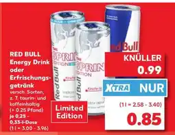 Kaufland RED BULL Energy Drink oder Erfrischungsgetränk Angebot