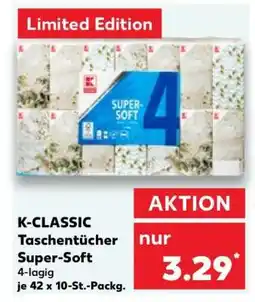 Kaufland K-CLASSIC Taschentücher Super-Soft Angebot