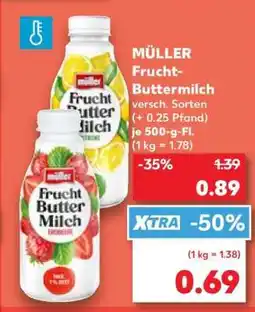 Kaufland MÜLLER Frucht- Buttermilch Angebot