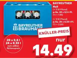 Kaufland Bayreuther Hell Angebot