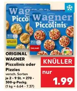 Kaufland ORIGINAL WAGNER Piccolinis oder Pizzies Angebot