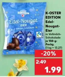 Kaufland K-OSTER EDITION Edel-Nougat-Eier Angebot