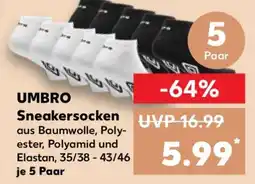 Kaufland UMBRO Sneakersocken Angebot