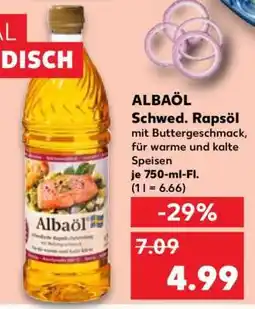 Kaufland ALBAÖL Schwed. Rapsöl Angebot