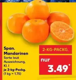 Kaufland Span. Mandarinen Angebot