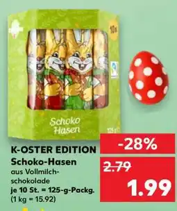 Kaufland K-OSTER EDITION Schoko-Hasen Angebot