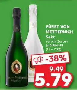 Kaufland FÜRST VON METTERNICH Sekt Angebot