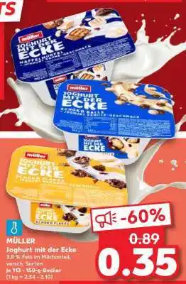 Kaufland MÜLLER Joghurt mit der Ecke Angebot