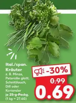 Kaufland Ital./span. Kräuter Angebot