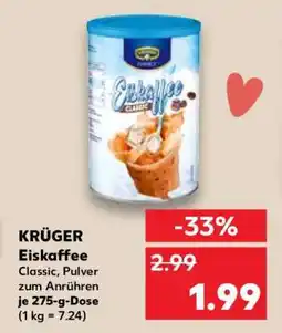 Kaufland KRÜGER Eiskaffee Angebot