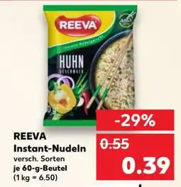 Kaufland REEVA Instant-Nudeln Angebot