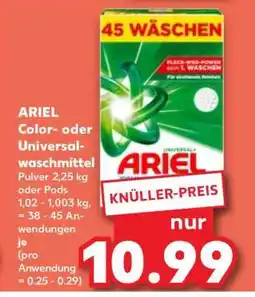 Kaufland ARIEL Color- oder Universalwaschmittel Angebot