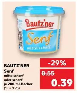 Kaufland Bautz’ner Senf Angebot