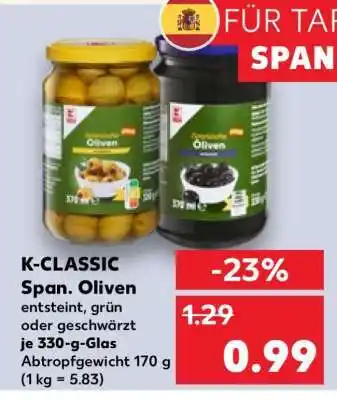 Kaufland K-CLASSIC Span. Oliven Angebot