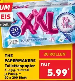 Kaufland THE PAPERMAKERS Toilettenpapier Angebot