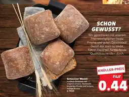 Kaufland Schweizer Weckli Angebot